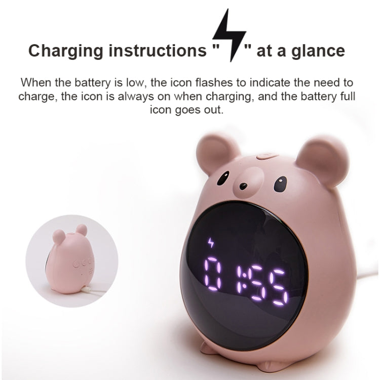 Elf Mouse Alarm Clock Countdown Learning Time Management Student And Child Cartoon Clock(Blue) - Alarm Clocks by buy2fix | Online Shopping UK | buy2fix