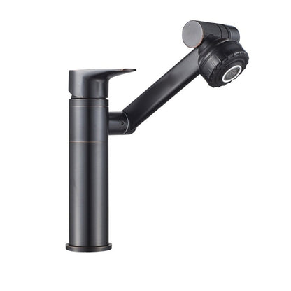 Universal Swivel Faucet Bathroom Hot & Cold Dual-Out Mode Faucet, Specification: Short HT-99528 - Faucets & Accessories by buy2fix | Online Shopping UK | buy2fix