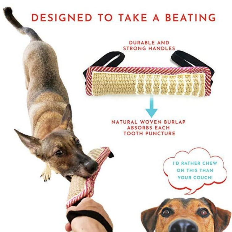 Dog Training Hemp Bite Stick Dog Bite Stick Dog Training Supplies(A5) - Training Aids by buy2fix | Online Shopping UK | buy2fix