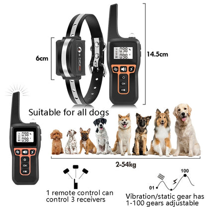 PaiPaitek PD529 Remote Control Dog Training Device Voice Control Anti-Barking Device Dog Training Device(Red) - Training Aids by PaiPaitek | Online Shopping UK | buy2fix