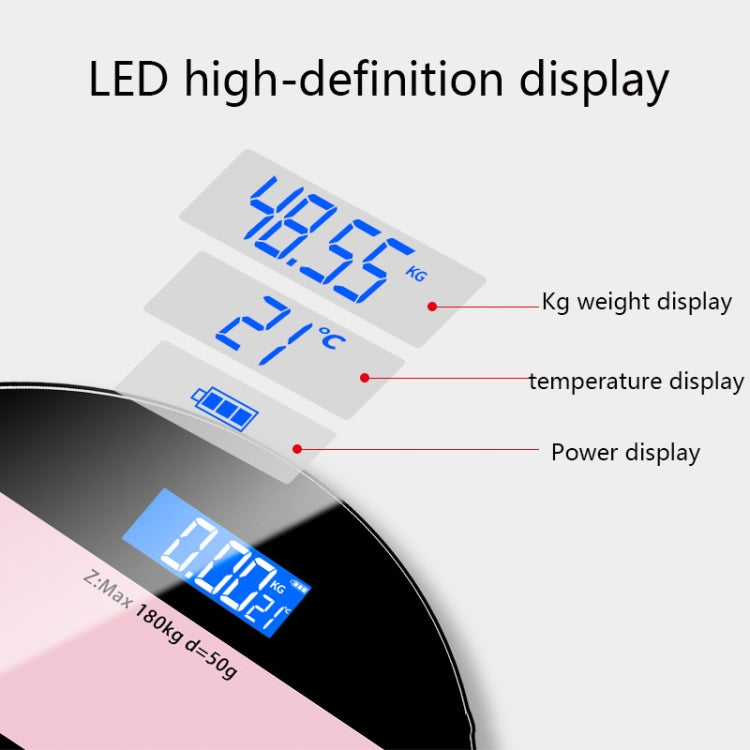 Body Weight Scale USB Home Body Fat Scale Charging Version(Lemon) - Body Scales by buy2fix | Online Shopping UK | buy2fix