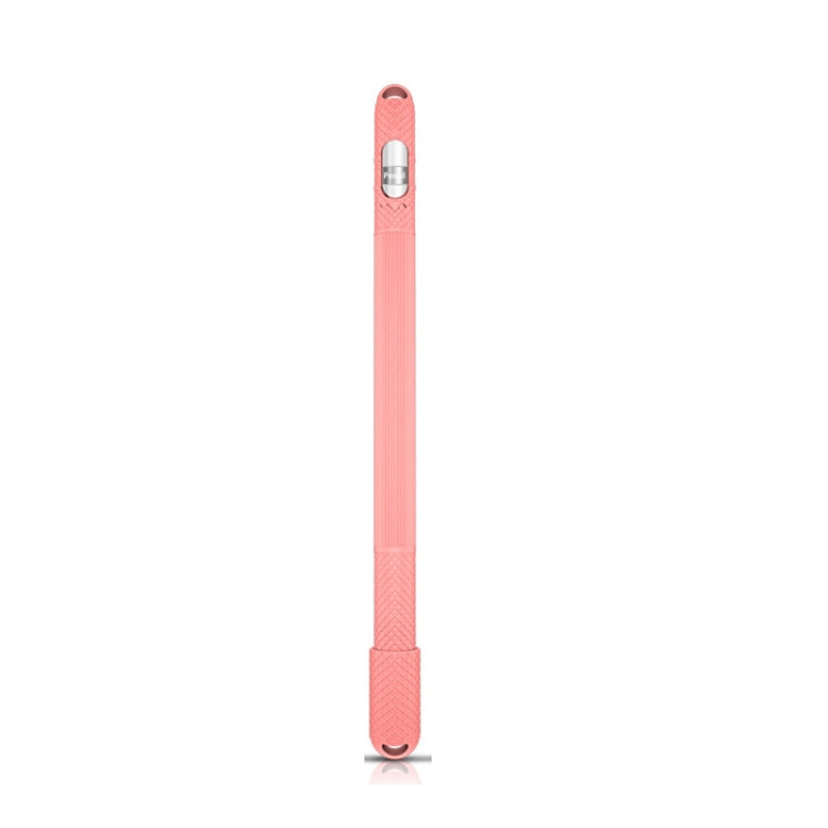 5 PCS Stylus Silicone Protective Case For Apple Pencil 1(Pink) - Pencil Accessories by buy2fix | Online Shopping UK | buy2fix