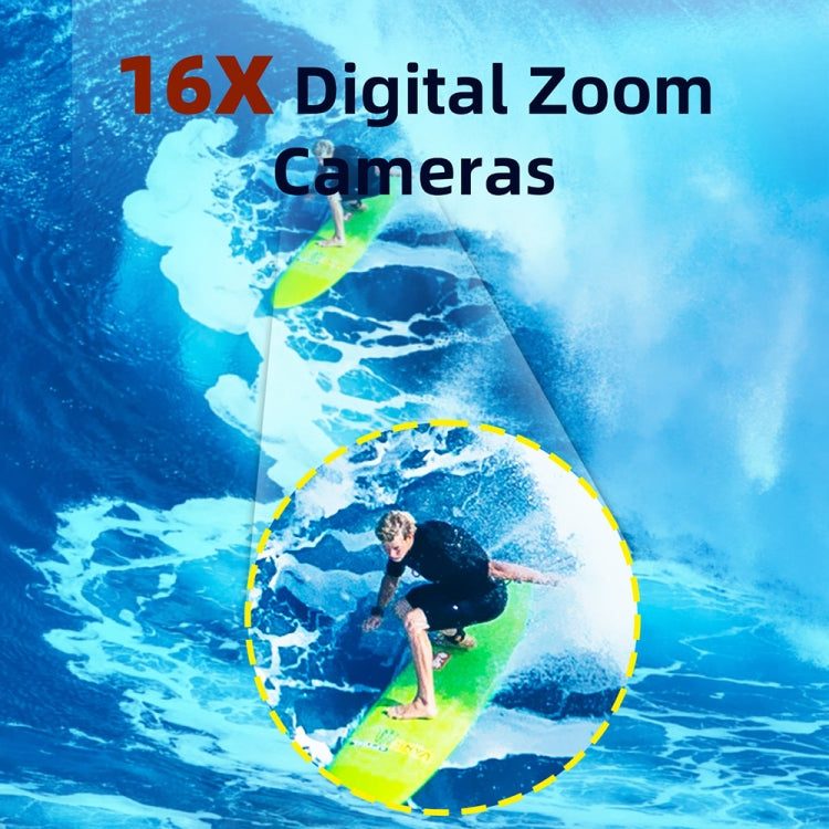 WDC901 3.5m Waterproof 48MP HD Dual Screen Outdoor Sports Digital Camera UK Plug(Yellow) - Children Cameras by buy2fix | Online Shopping UK | buy2fix