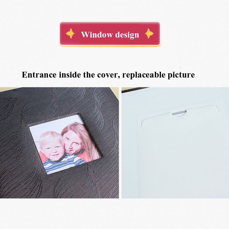 4R 6 Inch 200 Sheets Cloth Photo Album Baby Growth Memorial Album Interstitial Album(Purple Blue) - Photo Albums & Photo Frames by buy2fix | Online Shopping UK | buy2fix