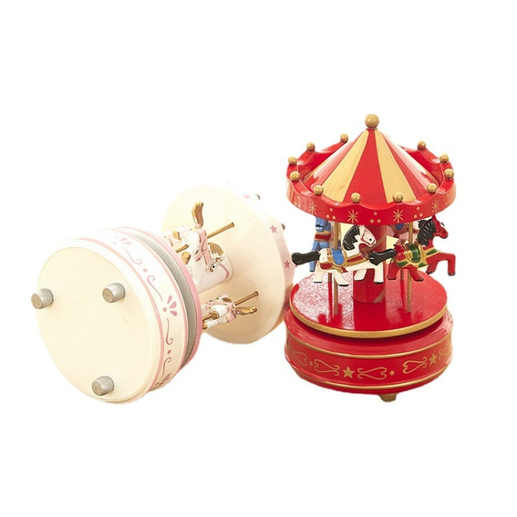 Sky City Carousel Clockwork Music Box Couples Birthday Gift(K0131 Star Blue) - Music Box by buy2fix | Online Shopping UK | buy2fix