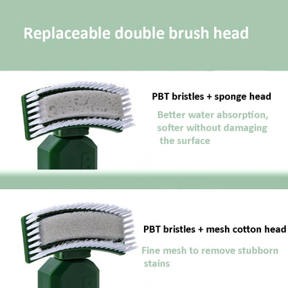 Multifunctional Add Liquid Kitchen Cleaning Bottle Brush Sink Brush Bathroom Wall Bathtub Sponge Brush(White) - Cleaning Tools by buy2fix | Online Shopping UK | buy2fix
