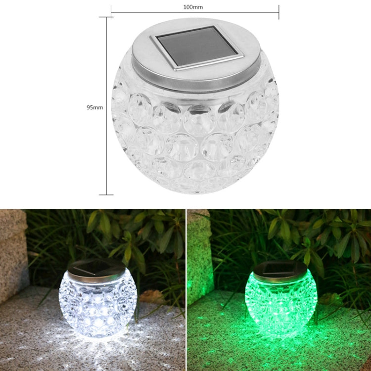 Solar Outdoor Wishing Glass Jar Courtyard Decoration Light(White Light) - Solar Lights by buy2fix | Online Shopping UK | buy2fix