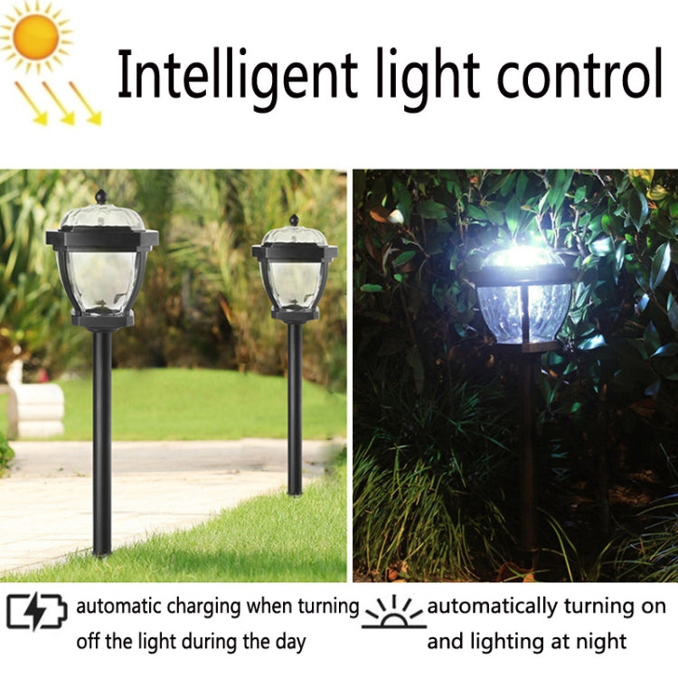 2 LED Solar Waterproof Outdoor Garden Light, Style: White Light-Lawn Lamp - Solar Lights by buy2fix | Online Shopping UK | buy2fix