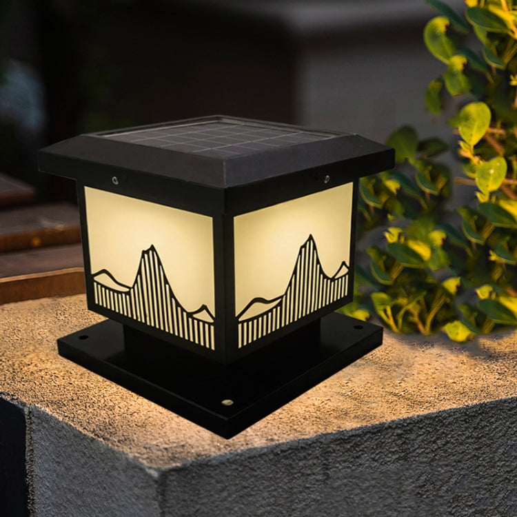 Outdoor Doorpost Waterproof Solar Landscape Light(Mountain Stream) - Solar Lights by buy2fix | Online Shopping UK | buy2fix