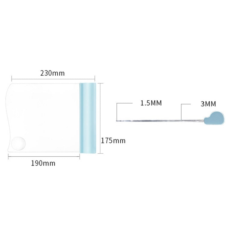 LED Acrylic Plate Eye Protection Night Reading Lamp(Blue) - Night Lights by buy2fix | Online Shopping UK | buy2fix