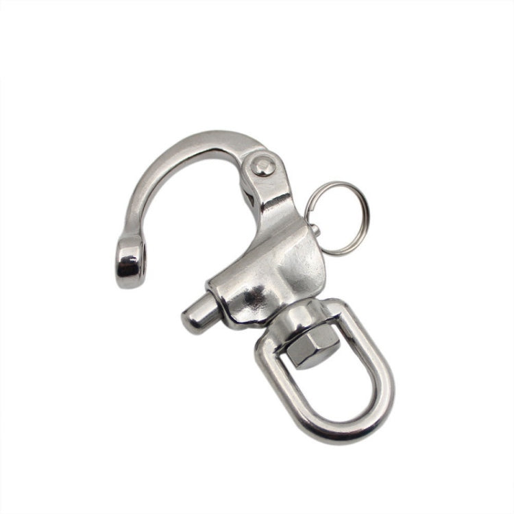 Yachting Sailing Stainless Steel Coil Type Rotary Spring Shackle, Specification: 128mm - Marine Accessories & Parts by buy2fix | Online Shopping UK | buy2fix