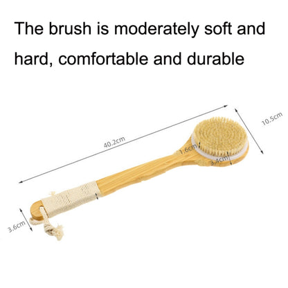 Natural Bristle Massage Exfoliating Shower Brush(As Show) - Bath Brushes & Sponges by buy2fix | Online Shopping UK | buy2fix