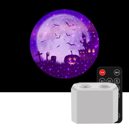 C210 Christmas / Halloween / Tanabata Colorful Laser Star Projection Light Night Light(Halloween 3) - Christmas Decoration Lamps by buy2fix | Online Shopping UK | buy2fix