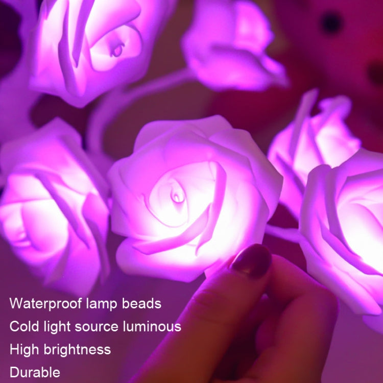 SJ-SD042 Rose Tree LED Christmas Party Decoration Light, Style: Non-detachable Base(Warm White) - Christmas Decoration Lamps by buy2fix | Online Shopping UK | buy2fix