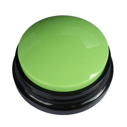 Pet Communication Button Dog Vocal Box Recording Vocalizer, Style: Recording Model(Green) - Training Aids by buy2fix | Online Shopping UK | buy2fix