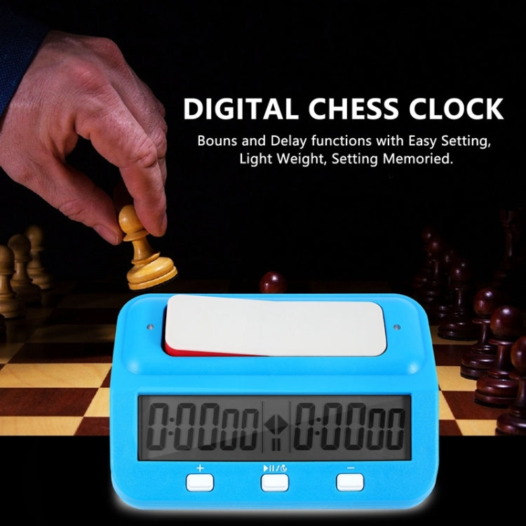 HQT101 Plastic Chess Clock Go Chess Timer(Red Wine) - Alarm Clocks by buy2fix | Online Shopping UK | buy2fix