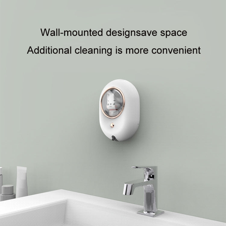 K08 LED Wall Mounted Induction Space Capsule Automatic Soap Dispenser(White) - Soap Dispenser by buy2fix | Online Shopping UK | buy2fix