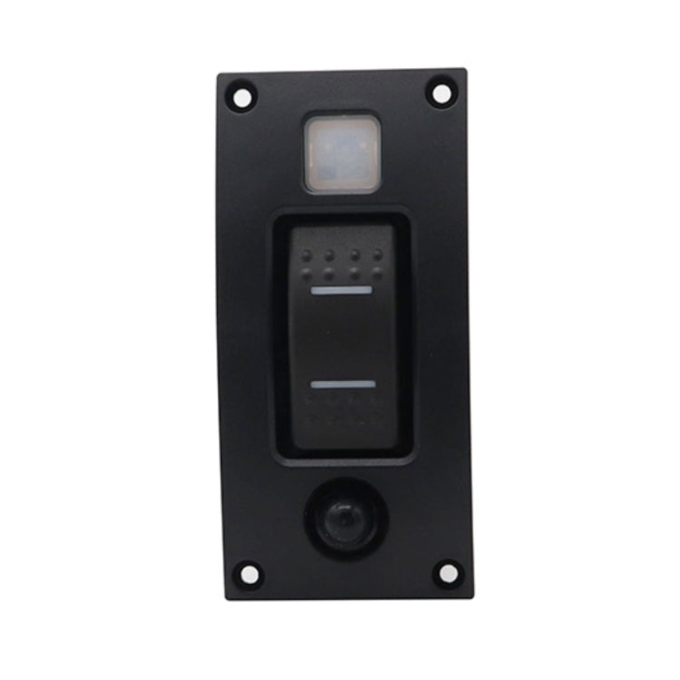 Marine Self-Locking Resetting Switch With Overload Protection Indicator Light ON-OFF-ON 3 Switch - Marine Accessories & Parts by buy2fix | Online Shopping UK | buy2fix