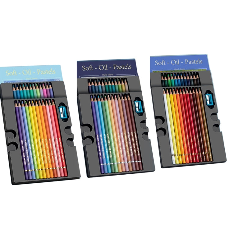 24 Colors Oily Bright Color Pencil Studio Special Set Morandi - Art Supplies by buy2fix | Online Shopping UK | buy2fix