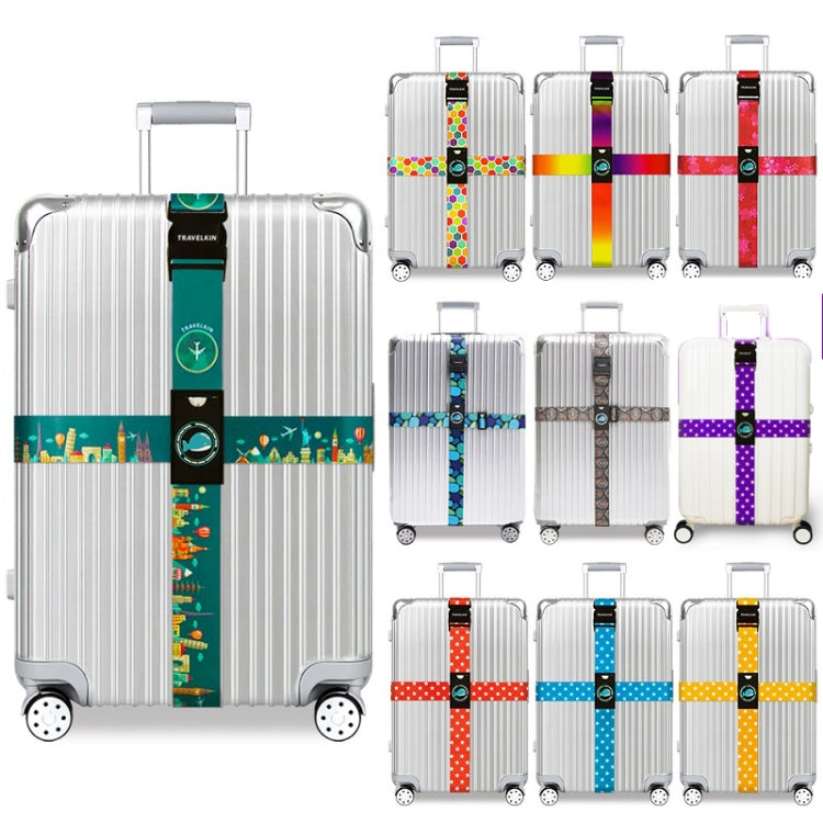 Cross Luggage Strap Without Combination Lock(Fantastic) - Tapes & Ropes by buy2fix | Online Shopping UK | buy2fix