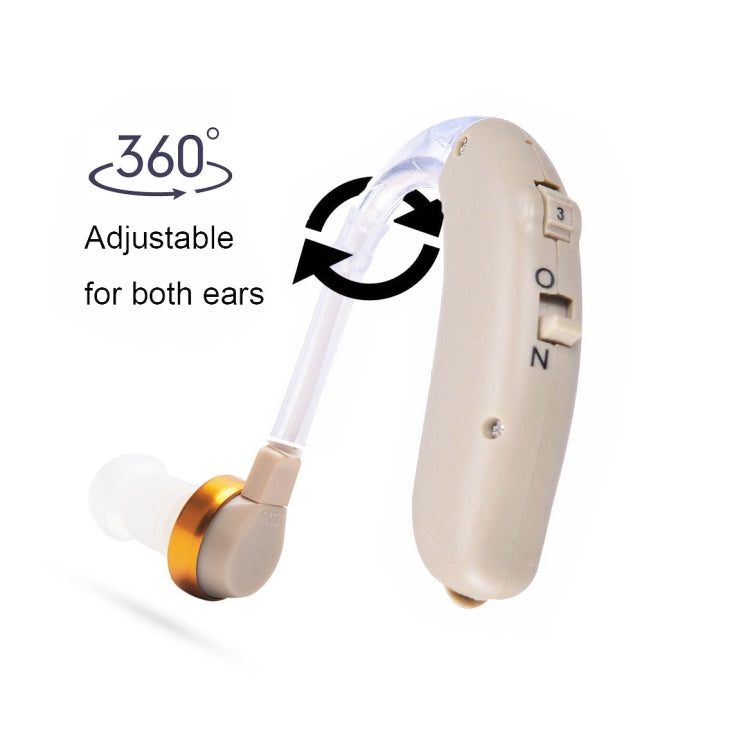 F-138D DC 1.5V  Earhook Hearing Aid Sound Amplifier - Hearing Aids by buy2fix | Online Shopping UK | buy2fix