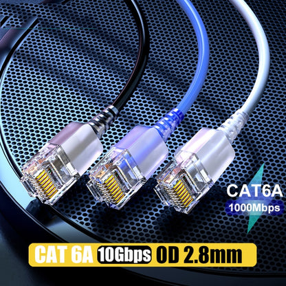 SAMZHE Cat6A Ethernet Cable UTP Network Patch Cable 8m(Black) - Lan Cable and Tools by SAMZHE | Online Shopping UK | buy2fix