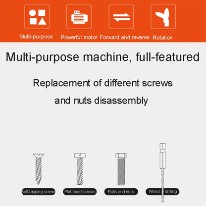 HILDA Multi-Function Li-Ion Screwdriver Mini Screwdriver Set(Black) - Screws by HILDA | Online Shopping UK | buy2fix