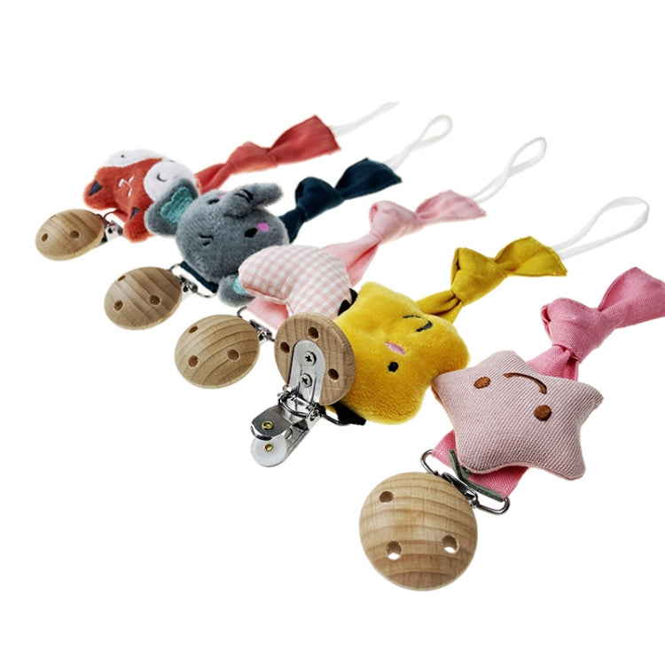 Animal Head Pacifier Chain Newborn Pacifier Clip, Style: Fox - Cups & Silicone Nipple by buy2fix | Online Shopping UK | buy2fix