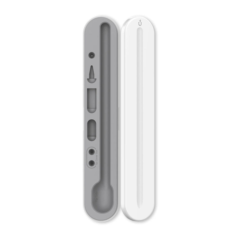 AahStyle PT121 For Apple Pencil 1 / 2 Magnetic Storage Convenient Pen Box(White) - Pencil Accessories by AahStyle | Online Shopping UK | buy2fix