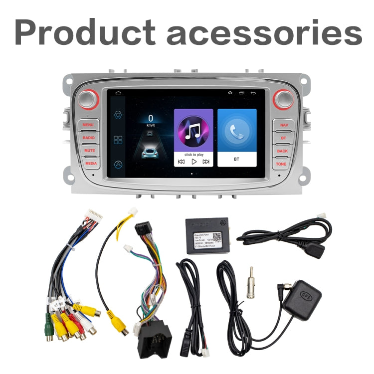 For Ford Focus 7 Inch HD Android Navigation Bluetooth RDS Radio, Size: 2+32G(Black) - Car MP3 & MP4 & MP5 by buy2fix | Online Shopping UK | buy2fix