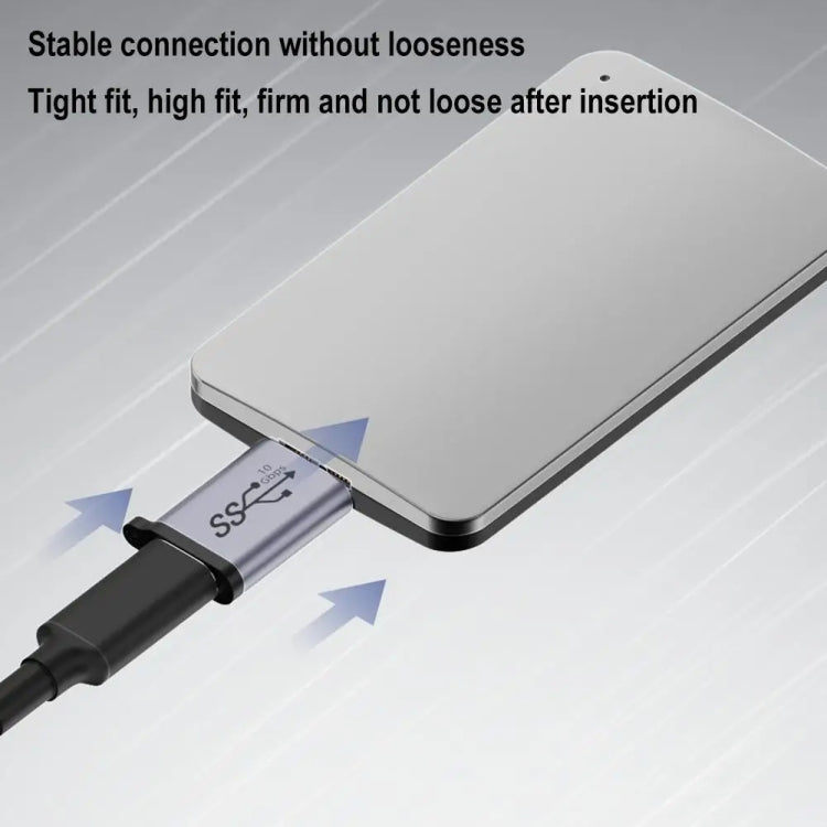 Type-C Male Transfer Micro B Male Adapter USB Link HDD Enclosure Interface Converter - Cable & Adapters by buy2fix | Online Shopping UK | buy2fix