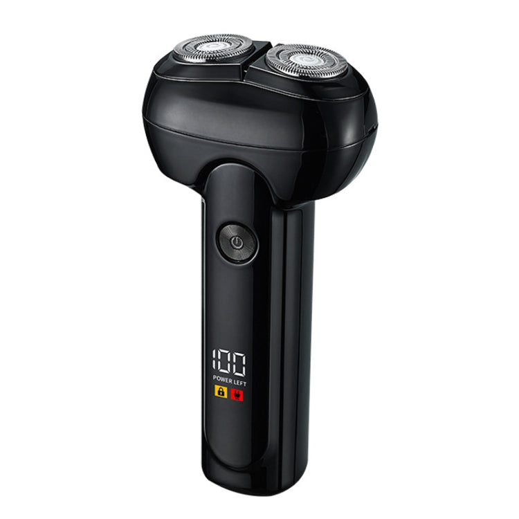 Men Electrical Shaver Portable Mini LED Digital Display Smart Shaving Razor(Fantasy Night Black) - Electric Shavers by buy2fix | Online Shopping UK | buy2fix