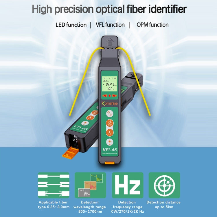 Komshine Optical Fiber Signal Direction Identification Instrument, Model: KFI-45-G - Fiber Optic Test Pen by Komshine | Online Shopping UK | buy2fix
