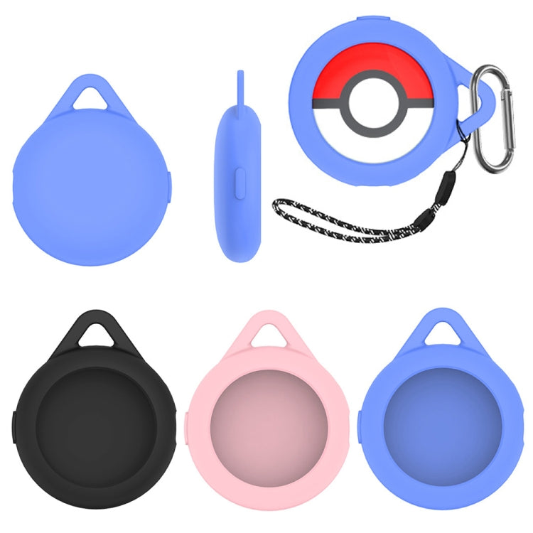 For Pokemon Go Plus+ Sleep Monitor Poke Ball Anti-fall Silicone Protective Case(Black) - Cases by buy2fix | Online Shopping UK | buy2fix