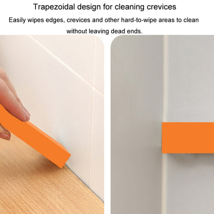 Stainless Steel Cleaning Eraser Household Kitchen Descale Water Rust Removal Stain Removal Cleaning Eraser(Orange) - Cleaning Tools by buy2fix | Online Shopping UK | buy2fix