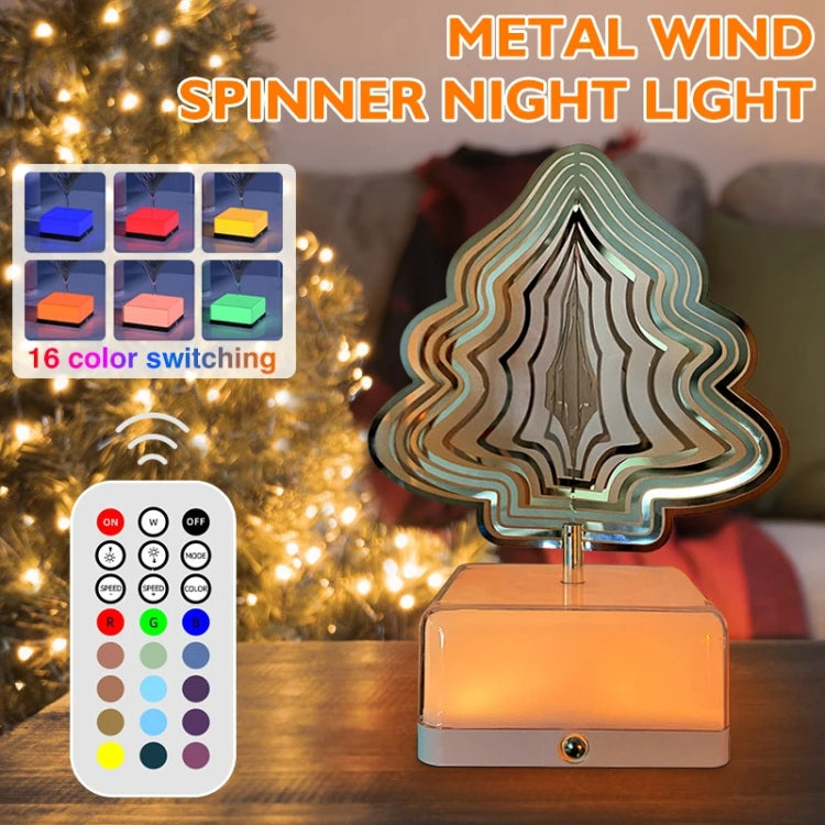 16 Colors 3D Rotating Bedside Lamp Night Light LED Rechargeable Ambient Light Decorative Ornament, Style: Square - Night Lights by buy2fix | Online Shopping UK | buy2fix