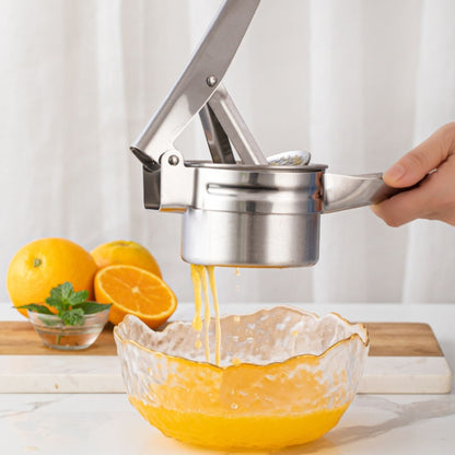 Stainless Steel Potato Press Manual Juicer Vegetable And Fruit Squeezer, Model: SJ-01 Bottom Hole - Stirrer & Squeezer by buy2fix | Online Shopping UK | buy2fix