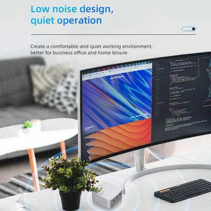 T8Plus Alder Lake-N100 4K Dual Band WIFI Bluetooth Office Game Portable Mini PC, Spec: 8G 256G US Plug - Windows Mini PCs by buy2fix | Online Shopping UK | buy2fix