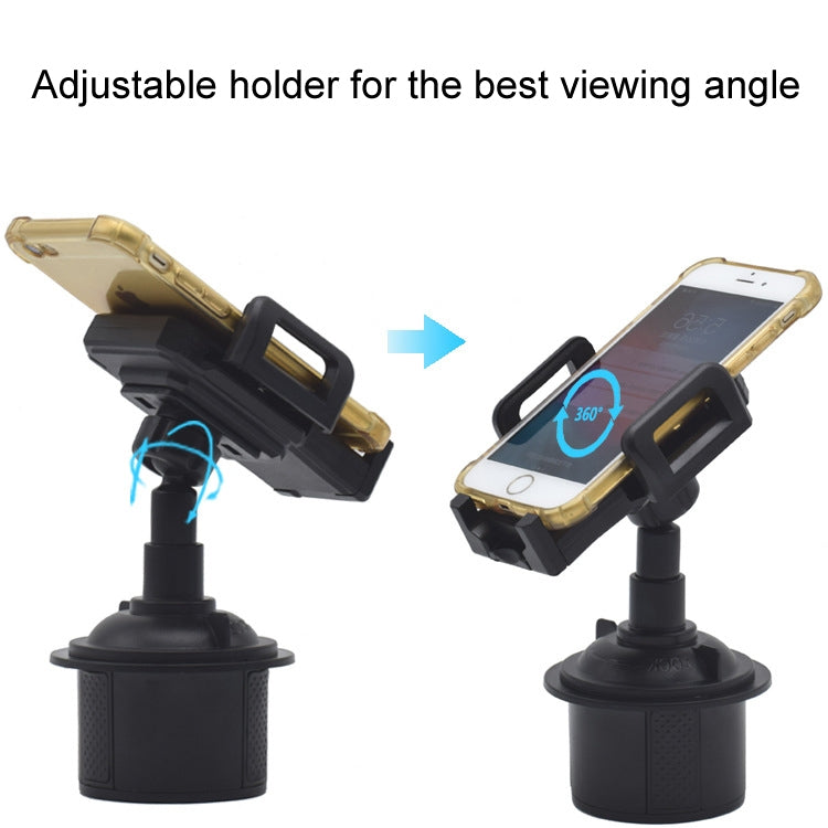 Car Water Cup Holder Short Hose Mobile Phone Holder - Car Holders by buy2fix | Online Shopping UK | buy2fix