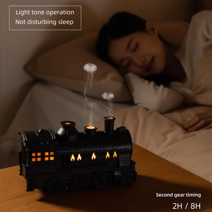 300ml Small Train Essential Oil Diffuser Humidifier With Remote Control US Plug - Air Purifiers & Accessories by buy2fix | Online Shopping UK | buy2fix