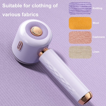 Electric Hair Ball Trimmer Household Hair Removal Ball Tool Shaver, Color: Digital-Purple - Sponges, Cloths & Brushes by buy2fix | Online Shopping UK | buy2fix