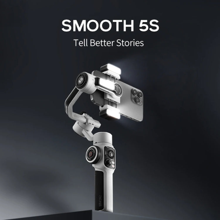ZHIYUN Smooth 5S 3-Axis Smartphone Handheld Gimbals Stabilizer, Spec: Standard White - Handheld Gimbals by ZHIYUN | Online Shopping UK | buy2fix