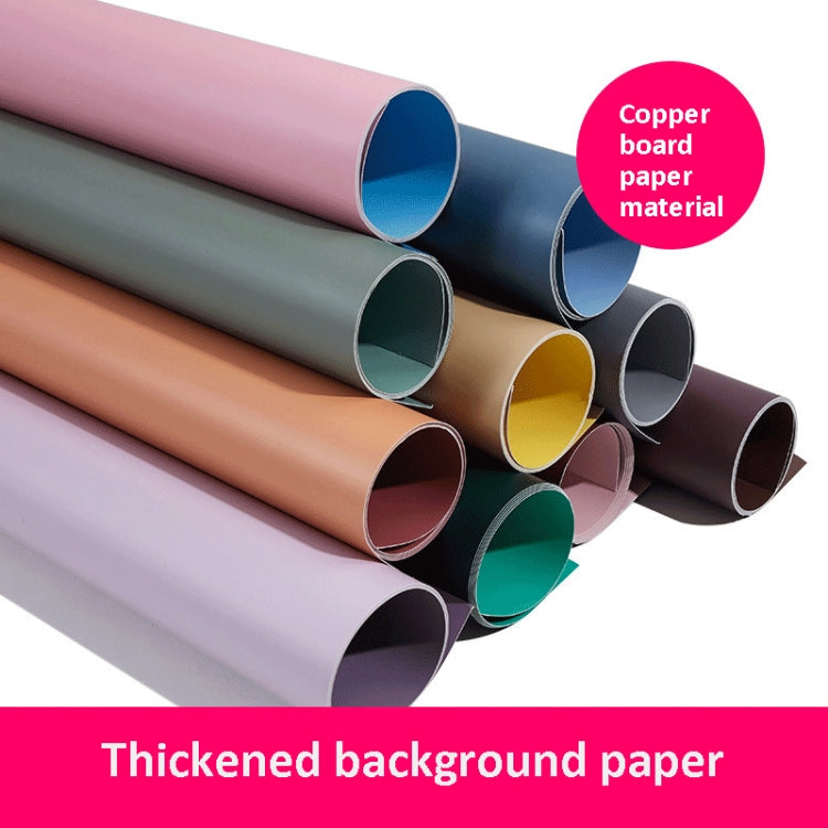 2pcs 40cm Double-Sided Background Board + 7pcs Backdrop Paper Photography Props Set, Spec: Set 4 - Solid Color by buy2fix | Online Shopping UK | buy2fix