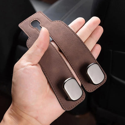 Car Seat Mack Multifunctional Metal Hook Mobile Phone Holder, Style: No Mark(Brown) - Auto Fastener & Clips by buy2fix | Online Shopping UK | buy2fix