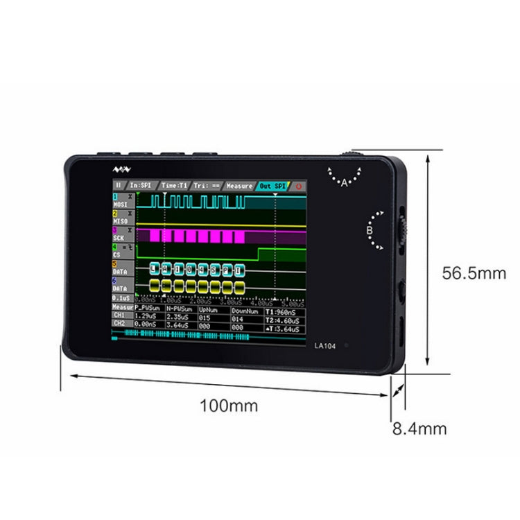 MINIWARE LA104 Logic Analyzer 4-Channel Debugging Assistant Sampling Analog Oscilloscope - Other Tester Tool by MINIWARE | Online Shopping UK | buy2fix