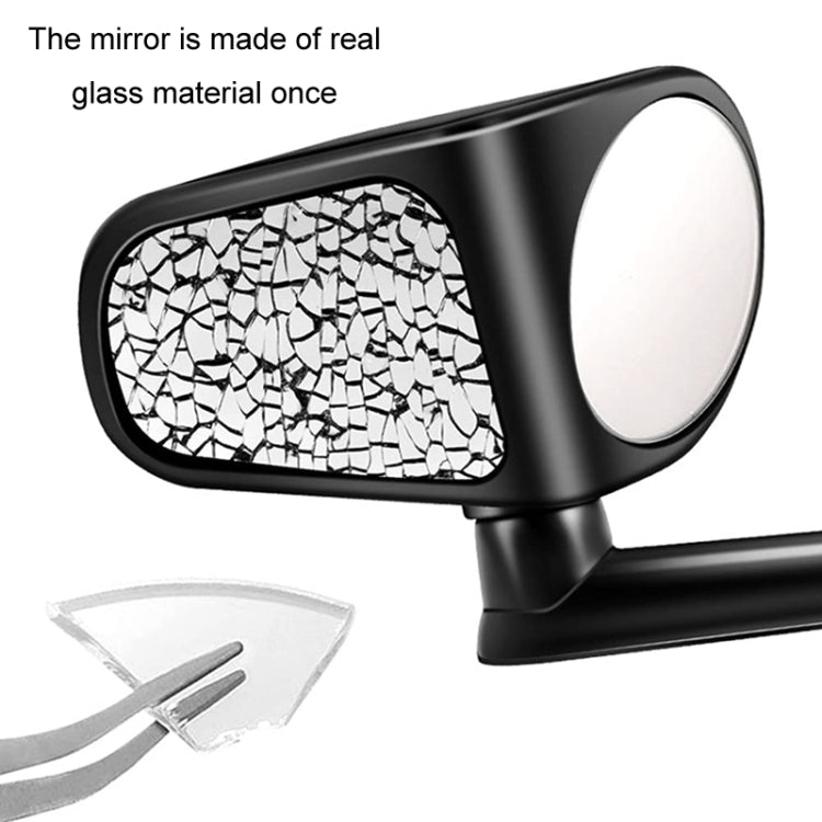 Car Auxiliary Mirror Multi-Function Wide-Angle Rear View Reversing Mirror(White Right) - Convex Mirror & Accessories by buy2fix | Online Shopping UK | buy2fix