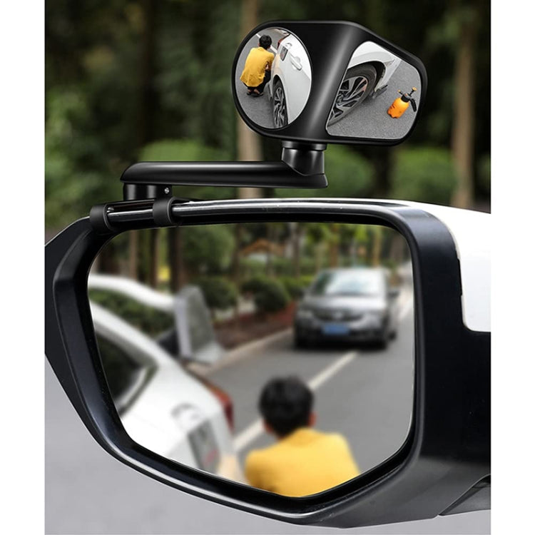 Car Auxiliary Mirror Multi-Function Wide-Angle Rear View Reversing Mirror(Black Right) - Convex Mirror & Accessories by buy2fix | Online Shopping UK | buy2fix