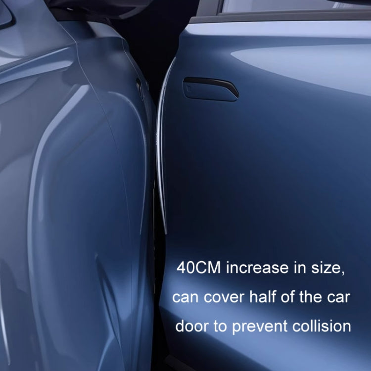 HAOCAI 40cm Car Door Anti-collision Strip Door Edge Bumper Protector, Color: 4pcs Transparent - Anti Collision Sticker by HAOCAI | Online Shopping UK | buy2fix