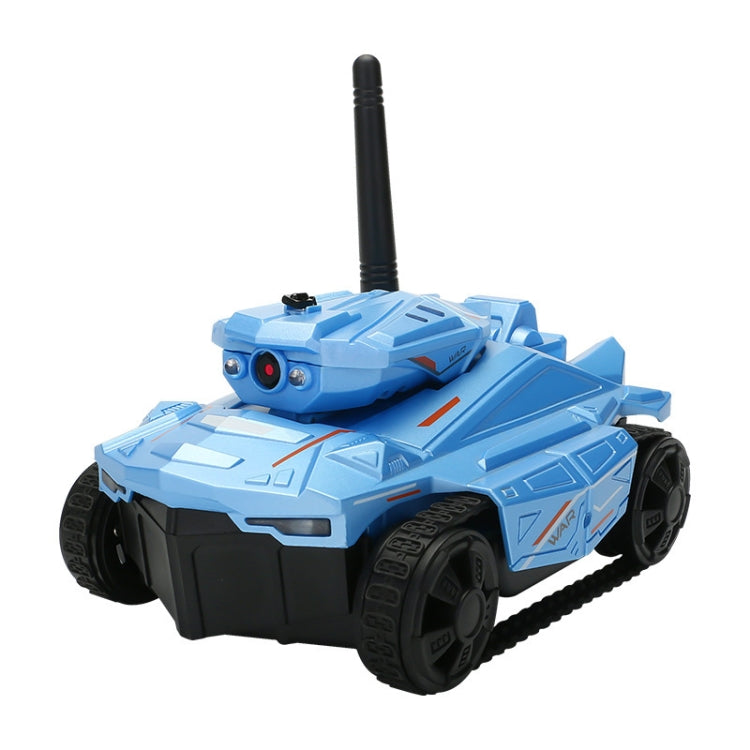 Tank Car Toys 720P HD Camera RC Car With Real-time Surveillance With Remote Controller(Blue) - RC Cars by buy2fix | Online Shopping UK | buy2fix