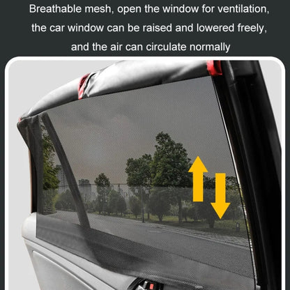 Car Magnetic Summer Sun Protection Insulating Privacy Curtain, Specification: Main Driver Arc - Window Foils & Solar Protection by buy2fix | Online Shopping UK | buy2fix